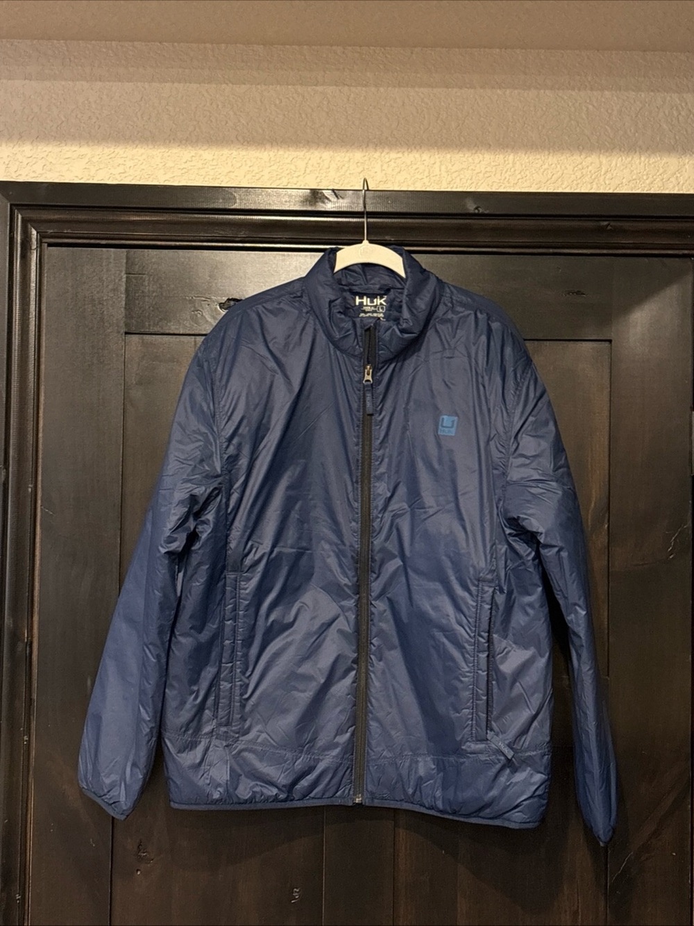 HUK Men's Primaloft Insulated Jacket Performance Coat Blue Men’s L Retail $150